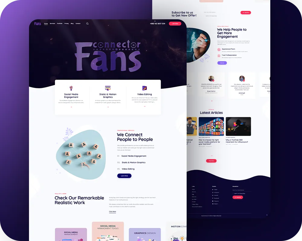 GS Ghalib's Portfolio - Fans Connector