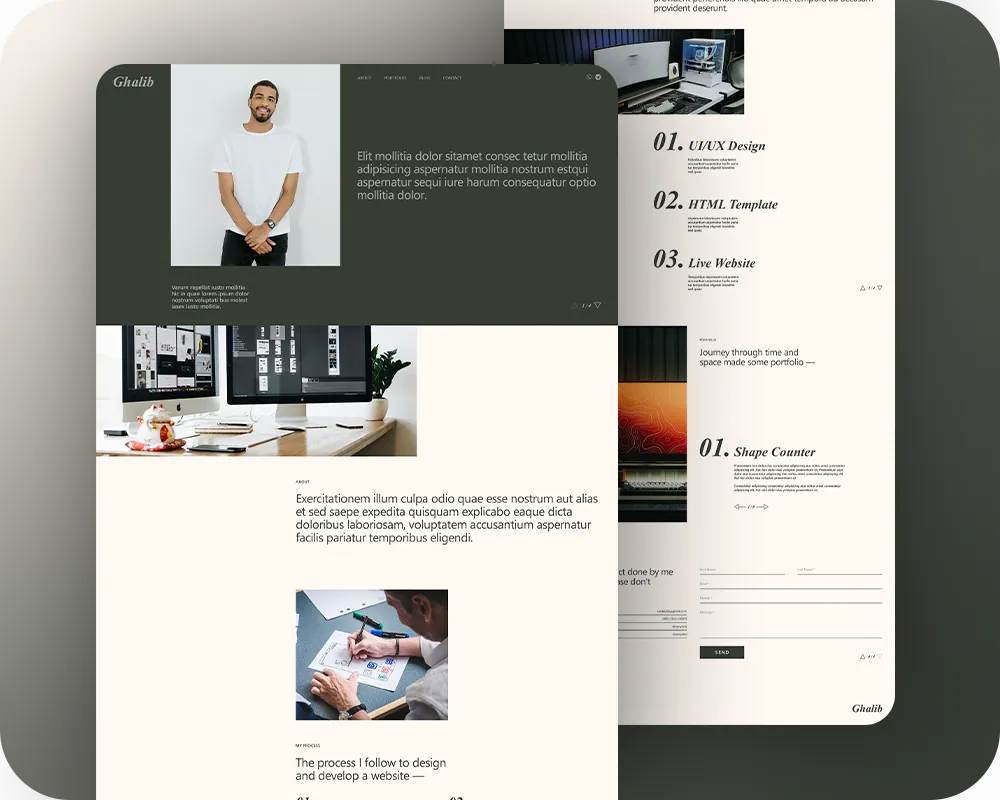 GS Ghalib's Portfolio - GS Ghalib V2