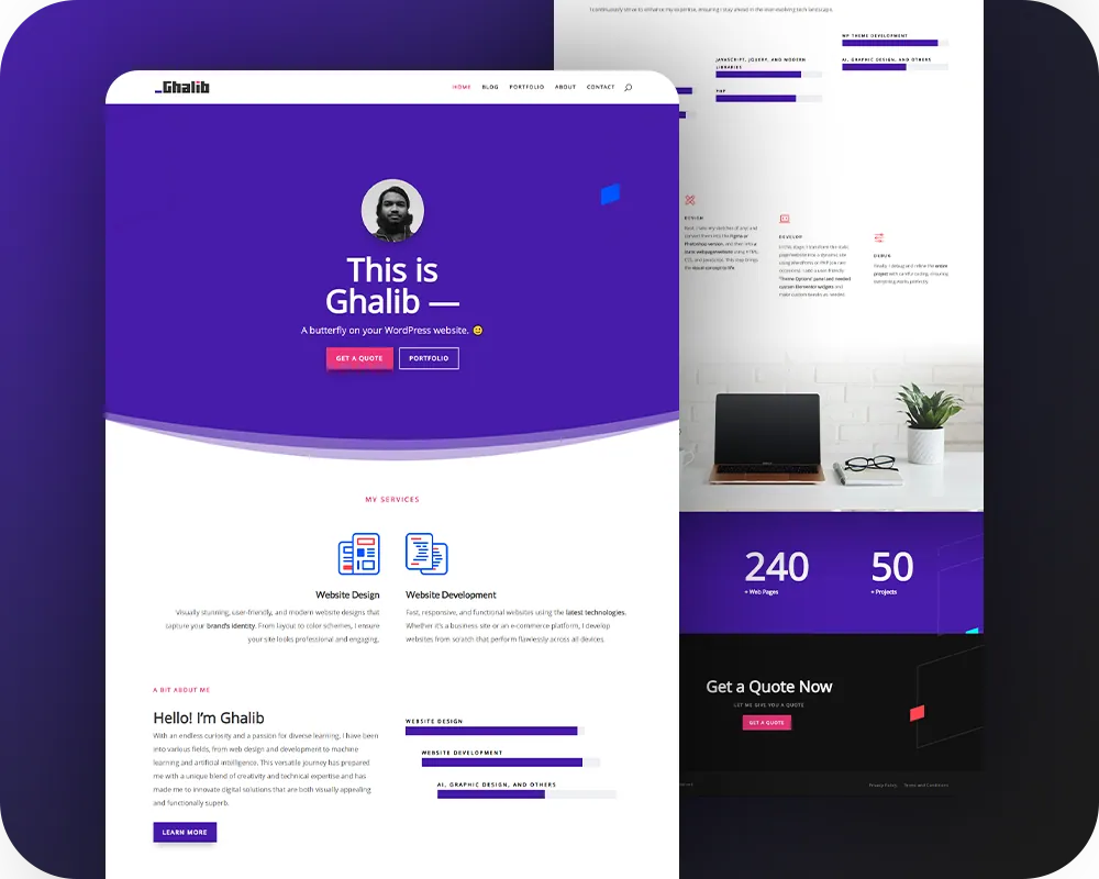 GS Ghalib's Portfolio - GS Ghalib