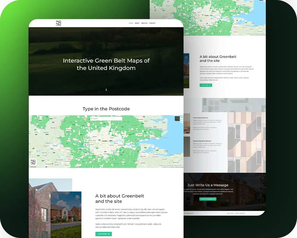 GS Ghalib's Portfolio - Green Belt Map