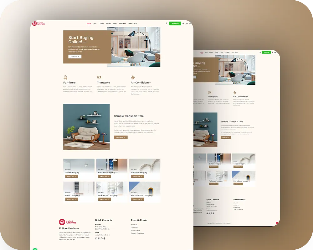 GS Ghalib's Portfolio - Israt Furniture