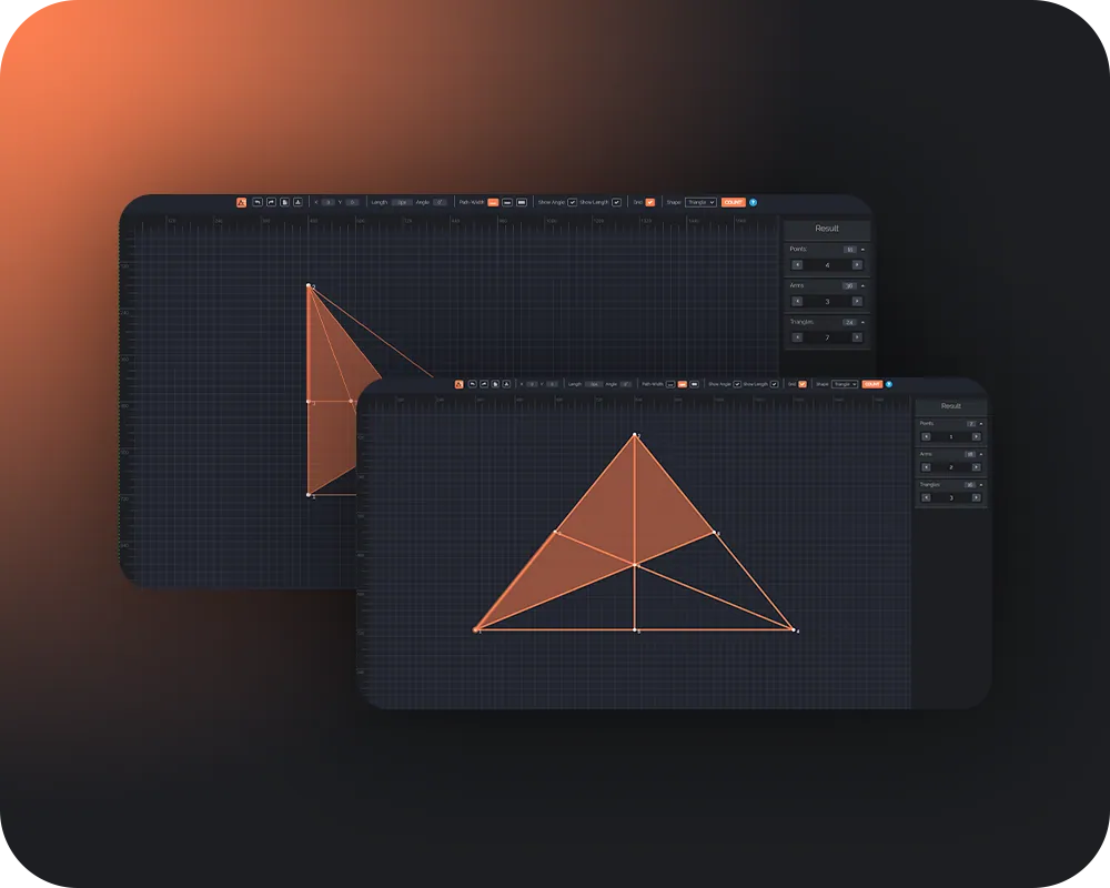 GS Ghalib's Portfolio - Online Triangles Counter App