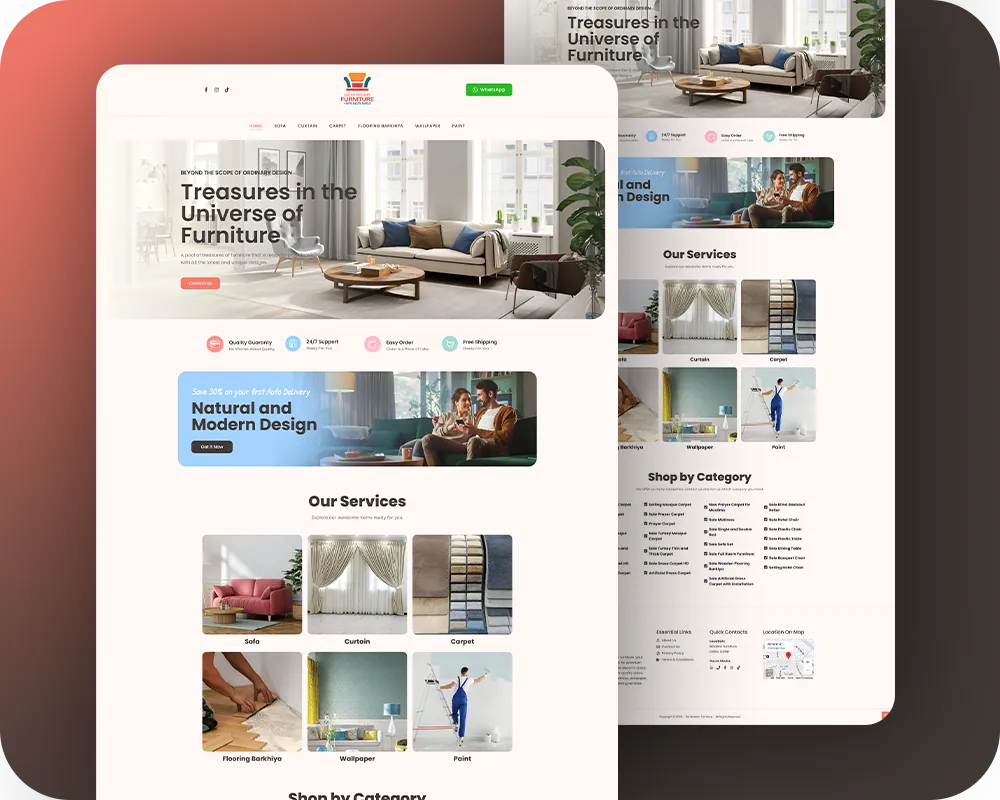 GS Ghalib's Portfolio - QA Modern Furniture