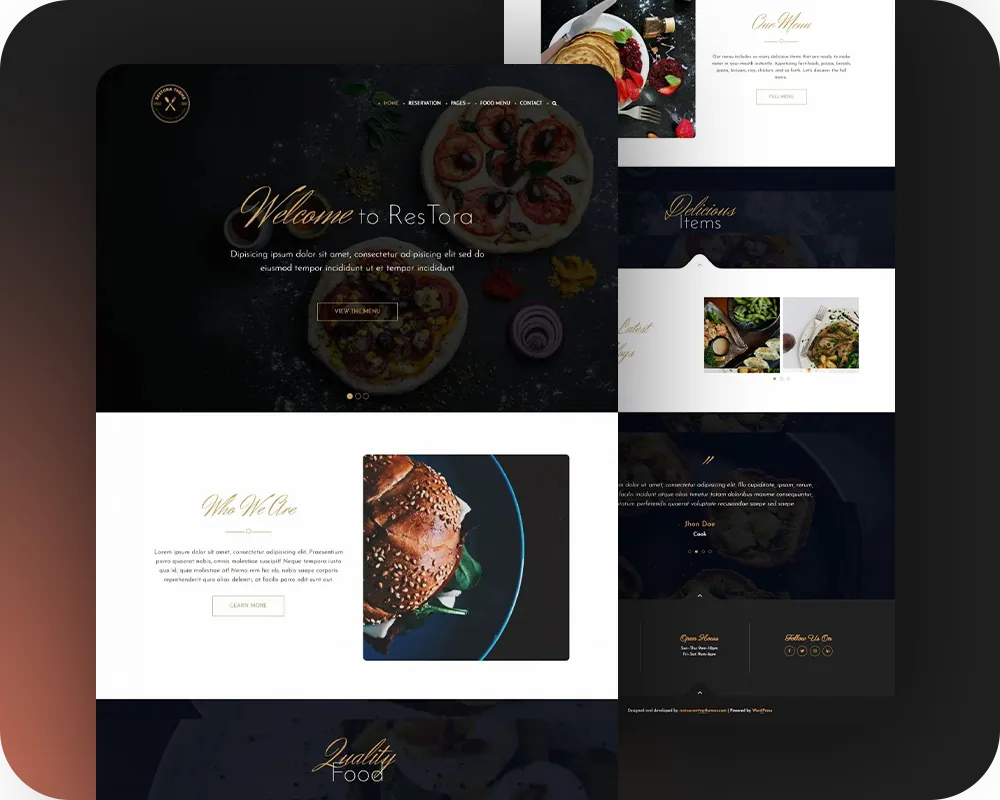 GS Ghalib's Portfolio - Restora Theme
